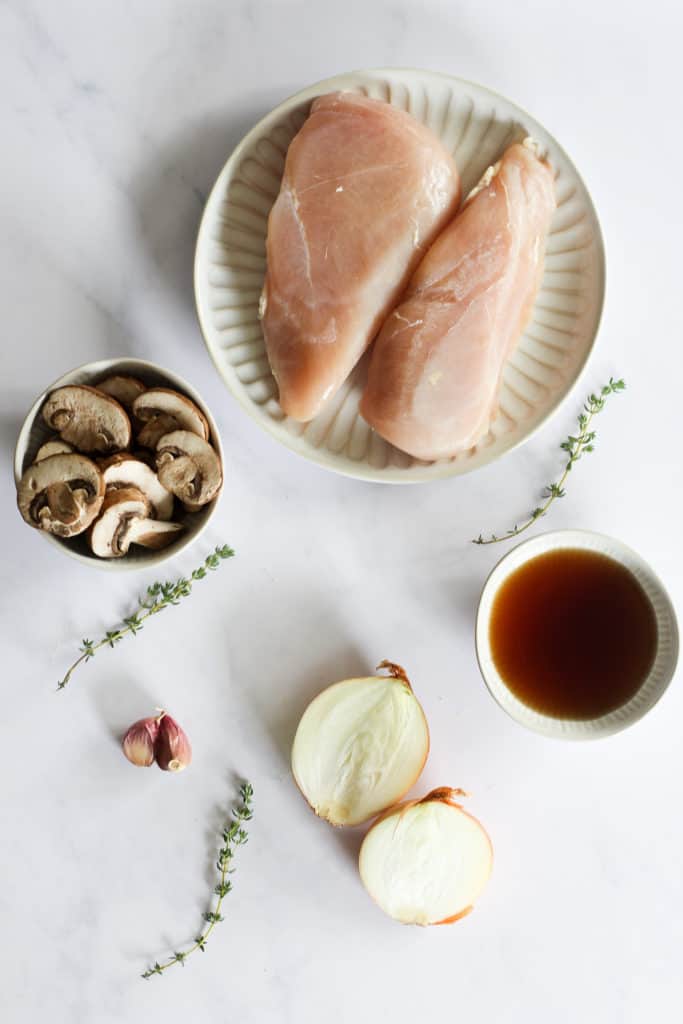 ingredients for healthy chicken marsala