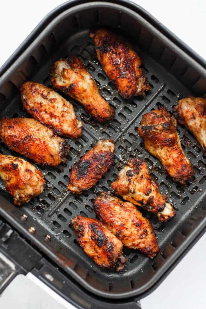jerk chicken wings cooked in air fryer.
